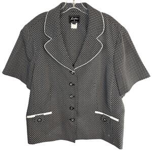 Sweet Suits 24W Women's Blazer Black White Coat Plus Size3X 3XL XXXL Jacket